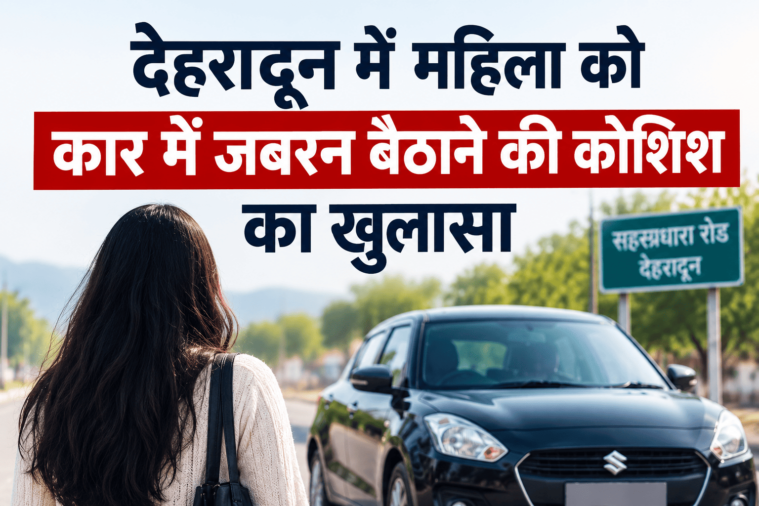 देहरादून में महिला को कार में जबरन कार में बैठाने की कोशिश का खुलासा, डेयरी विवाद में डराने की थी साजिश